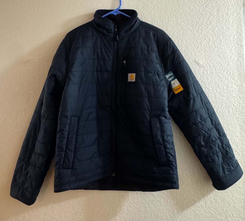 NEW Carhartt Men's Gilliam Jacket Black Size Small S  Insulated Rain Defender